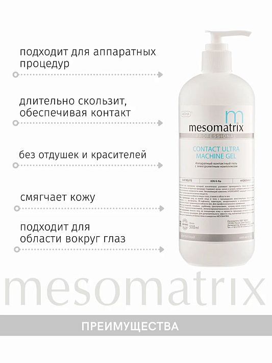 Mesomatrix CONTACT ULTRA, контактный гель